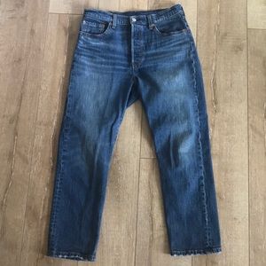 Levi’s Cropped 501s